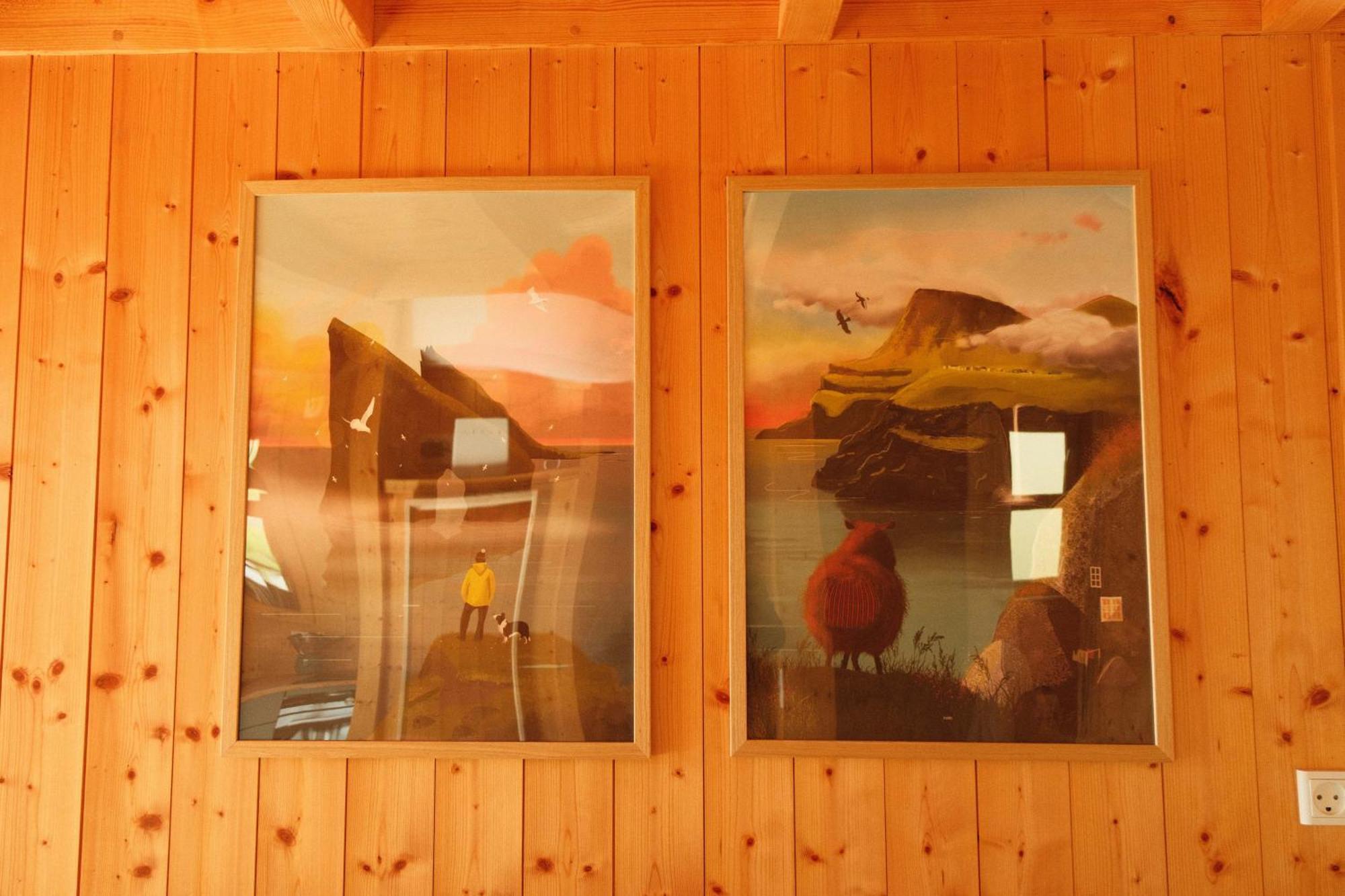 Mulafossur Cottages By Famous Waterfall In Gasadalur ภายนอก รูปภาพ
