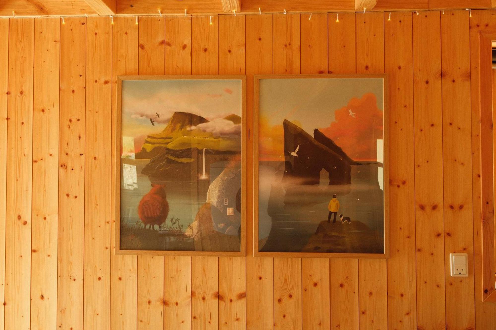 Mulafossur Cottages By Famous Waterfall In Gasadalur ภายนอก รูปภาพ